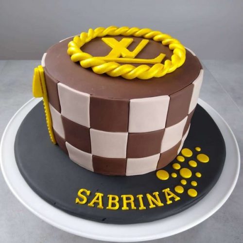 Louis Vuitton Personalised Fondant Cakes.