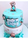Tartas Personalizadas Fondant Oso en Globo