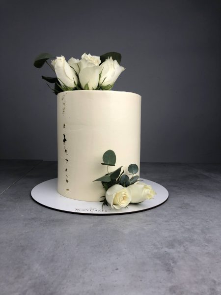 Tartas Bodas Rosas Blancas