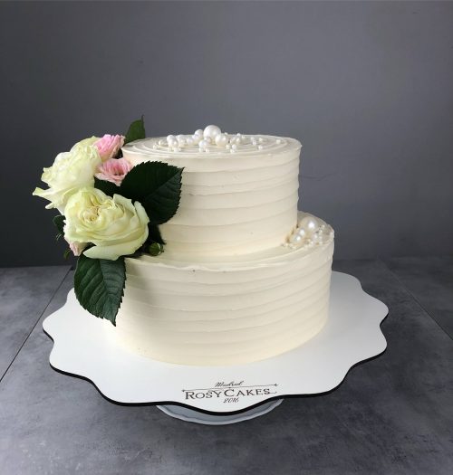 Wedding Cakes Flowers Two Floors.