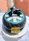 Route 66 Motorcycle Cake.