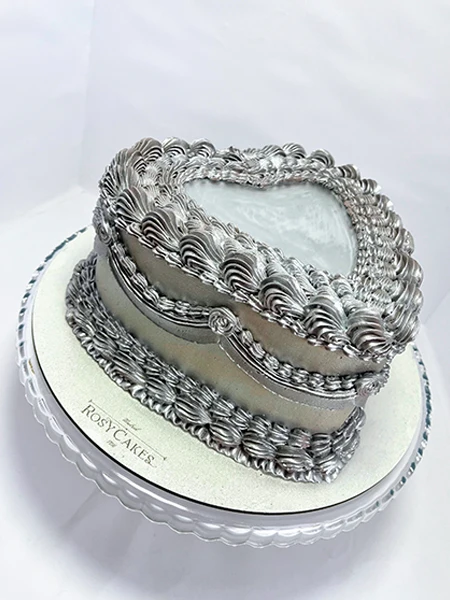 Tarta Vintage Corazón Elegance