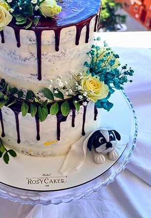Wedding Cake Natural Elegance two Floors.